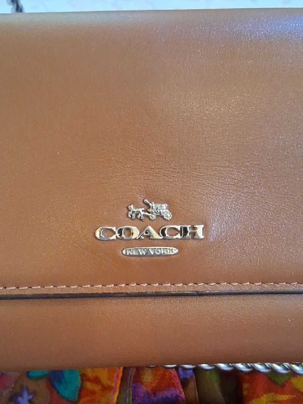 Coach Brown Leather Crossbody Bag - Picture 3 of 8